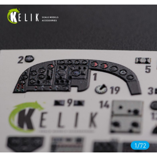 Kelik K72107 1/72 Ki 21 Interior 3d Decals For Icm Kit