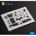 Kelik K72109 1/72 F 16 Mlu Interior 3d Decals For Revell Kit