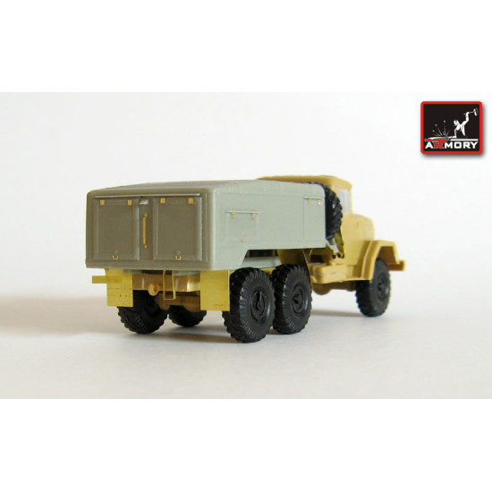 Armory M72305b 1/72 Akzs-75m-131-p Soviet Airfield Oxygen Tanker On Zil-131