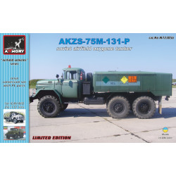 Armory M72305b 1/72 Akzs-75m-131-p Soviet Airfield Oxygen Tanker On Zil-131