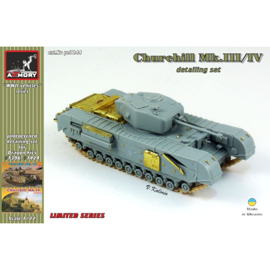 Armory Pe7244 1/72 Churchill Mk.iii/Iv Detailing Set