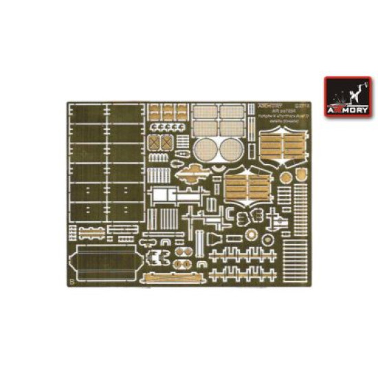 Armory Pe7254 1/72 Pz.kpfw.v Ausf.d Panther Detailing Set