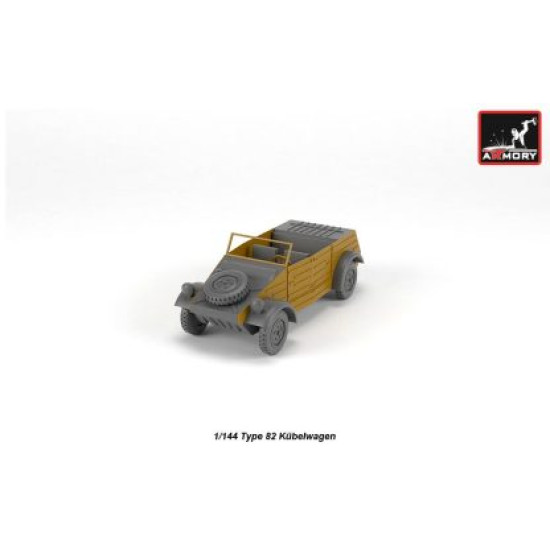 Armory M14201 1/144 Type 82 Kubelwagen German Wwii Light Staff Car