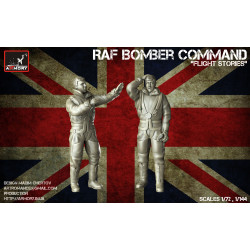 Armory F7224a 1/72 Raf Wwii Crewmen In High Altitude Outfit Flight Stories