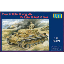 Um 293 1/72 Tank Panzer Iii Ausf G Plastic Model Kit