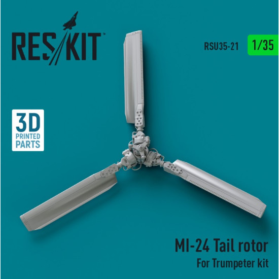 Reskit Rsu35-0021 1/35 Mi24 Tail Rotor For Trumpeter Kit 3d Printed