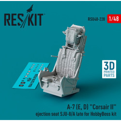 Reskit Rsu48-0228 1/48 A 7 E D Corsair Ii Ejection Seat Sju 8 A Late For Hobbyboss Kit 3d Printed