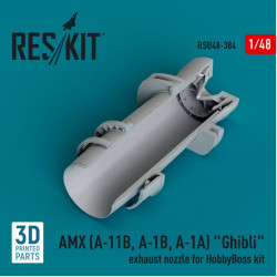 Reskit Rsu48-0384 1/48 Amx A11b A1b A1a Ghibli Exhaust Nozzle For Hobbyboss Kit 3d Printed