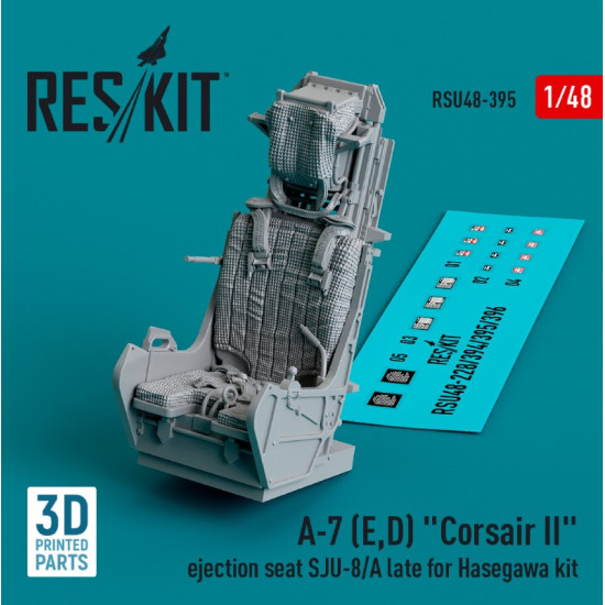 Reskit Rsu48-0395 1/48 A7 E D Corsair Ii Ejection Seat Sju-8/A Late For Hasegawa Kit 3d Printed