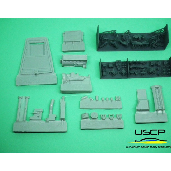 Uscp 24t070 1/24 Aston Martin Db5 Engine Bay Set Super Detail Set