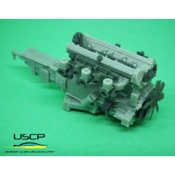 Uscp 24t070 1/24 Aston Martin Db5 Engine Bay Set Super Detail Set