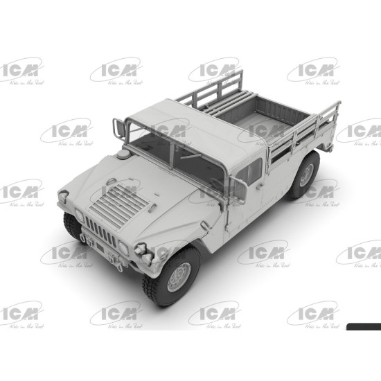 Icm 35436 1/35 Cargo Carrier Humvee M1097a2 Plastic Model Kit