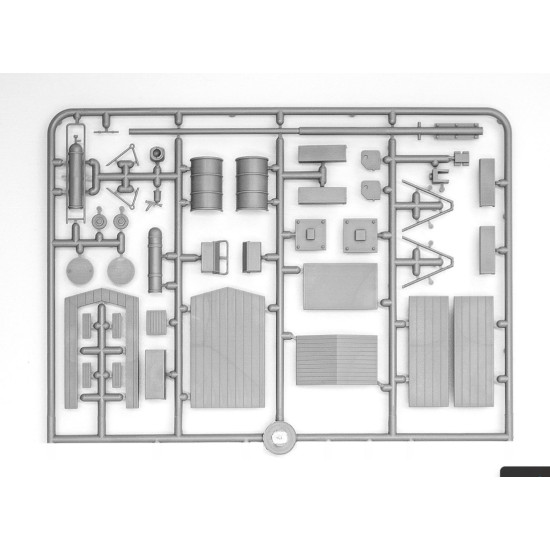 Icm 48409 1/48 Luftwaffe Airfield Equipment Plastic Model Kit