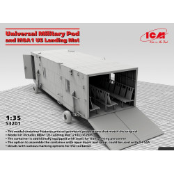 Icm 53201 1/35 Universal Military Pod And M8a1 Us Landing Mat