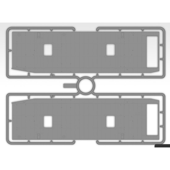 Icm 53201 1/35 Universal Military Pod And M8a1 Us Landing Mat