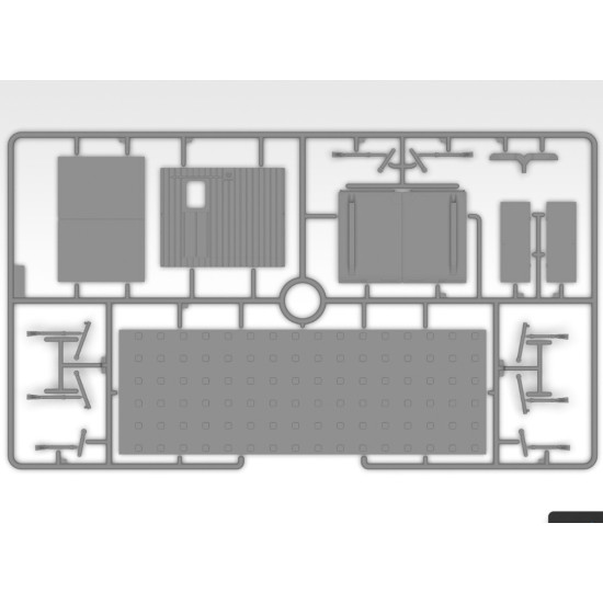 Icm 53201 1/35 Universal Military Pod And M8a1 Us Landing Mat