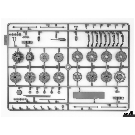 Icm Ds3524 1/35 Panzerwaffe Steel Cats Plastic Model Kit