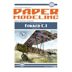 Orel375 1/33 Fokker C.i Germany 1918 Series Military Aviation Paper Model Kit