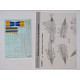 Foxbot 72-075 1/72 Stencils For Su27s P Su 27ub Ubm 1ukrainian Air Forces For Airfix Hasegawa Heller Icm Trumpeter Kits