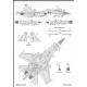 Foxbot 72-075 1/72 Stencils For Su27s P Su 27ub Ubm 1ukrainian Air Forces For Airfix Hasegawa Heller Icm Trumpeter Kits