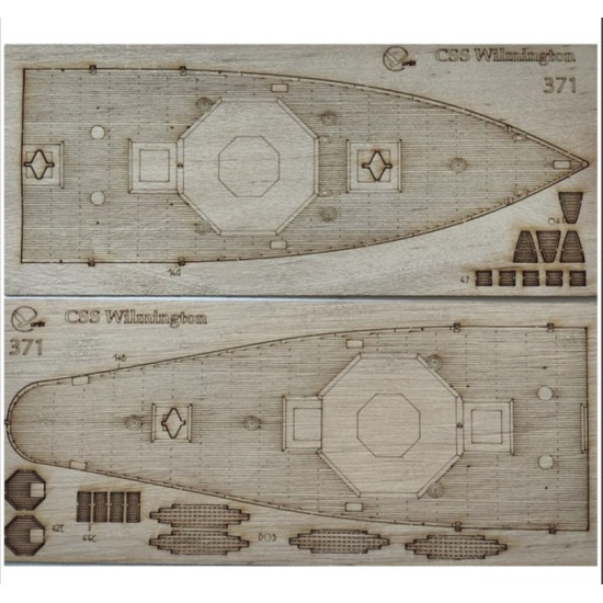 Orel 371/3 1/200 Wilmington Decks Model Kit