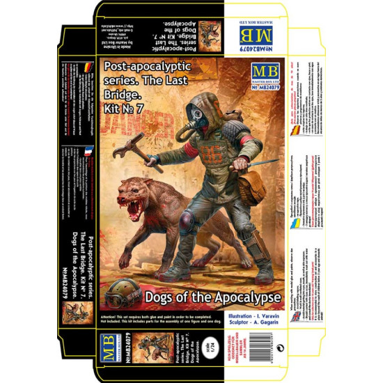 Master Box 24079 1/24 Dog Of The Apocalypse. Post Apocalyptic Series. The Last Bridge Kit 7