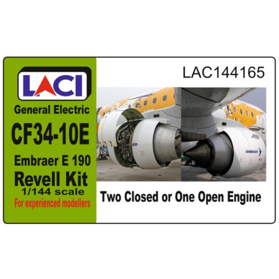 Laci 144165 1/144 Ge Cf34-10e Embraer E190 Revell / Two Closed Or One Open