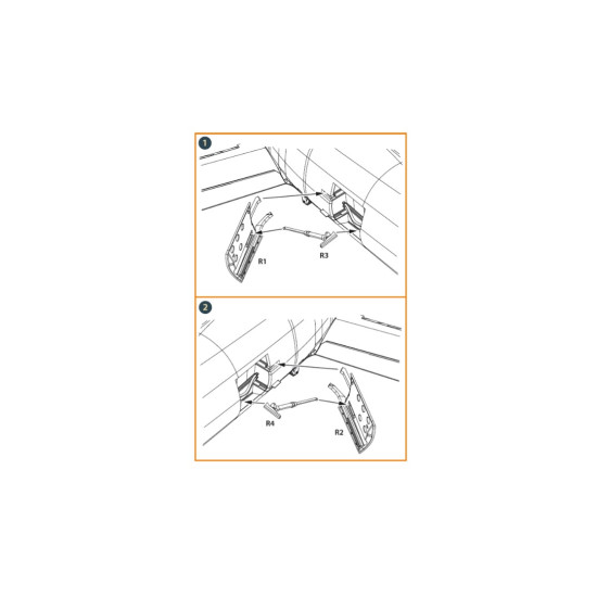 Clear Prop Cpa48051 1/48 F 86a Air Brakes For Cp Kits