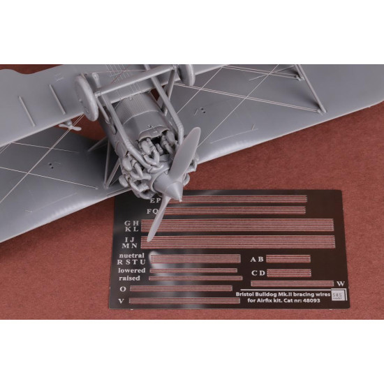 Sbs 48093 1/48 Bristol Bulldog Rigging Wire Set For Airfix Kit Photo-etched Part