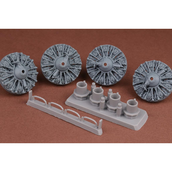 Sbs 32002 1/32 B-17 F/G Engine Upgrade Set For Hk Models Kit