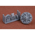 Sbs 72083 1/72 Sbd-1/2/3/4 Dauntless Engine And Oil Cooler With Exhaust