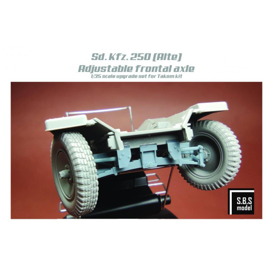 Sbs 3d039 1/35 Sd.kfz.250 Alte Adjustable Frontal Axle For Takom Kit