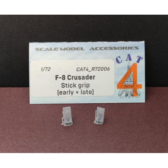 Cat4-r72006 1/72 F 8 Crusader Stick Grip Early Late Accessories Kit