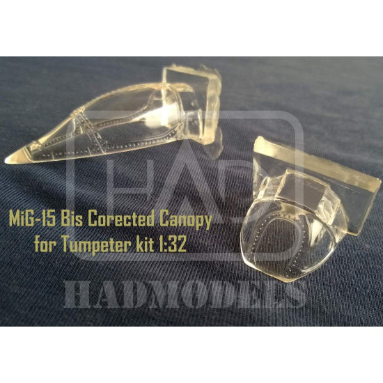 Had Models 13213 1/32 Mig-15 Bis Correct Canopy For Trumpeter Kit Resin Set