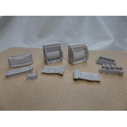 Had Models 148017 1/48 Mig-21 Um Landing Gear Bay Set For Trumpeter Resin Set