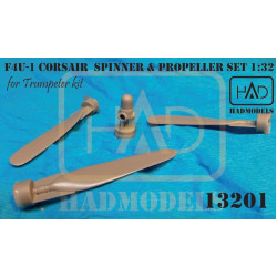 Had Models 13201 1/32 F-4u1 Corsair Spiner And Propeller Resin Set For Trumpeter