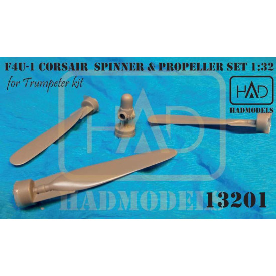 Had Models 13201 1/32 F-4u1 Corsair Spiner And Propeller Resin Set For Trumpeter