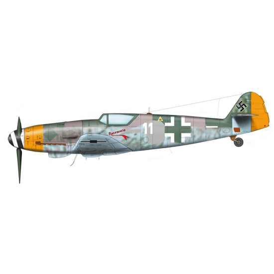 Hadmodels 48086 1/48 Decal For Messerschmitt Bf 109 G-10