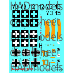 Hadmodels 48078 1/48 Decal For Messerschmitt Bf 109 G-2