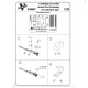 Vmodels 35087 1/35 Cartridge Box With Mount For Browning M2 Machine Gun 35087 Photo Etched Accessories Kit