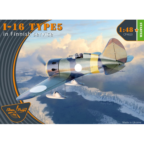 Clear Prop 4820 1/48 I 16 Type 5 In Finnish Service Plastic Model Aircraft