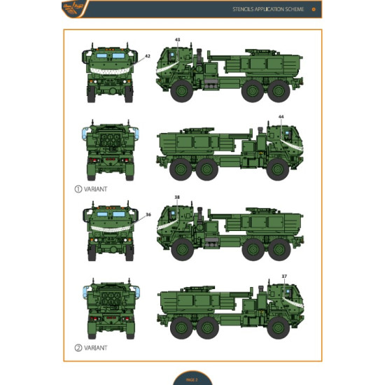 Clear Prop Cpd72011 1/72 M142 Himars In Ukrainian Armed Forces Decal Set For Foreart Meng Dragon Kits