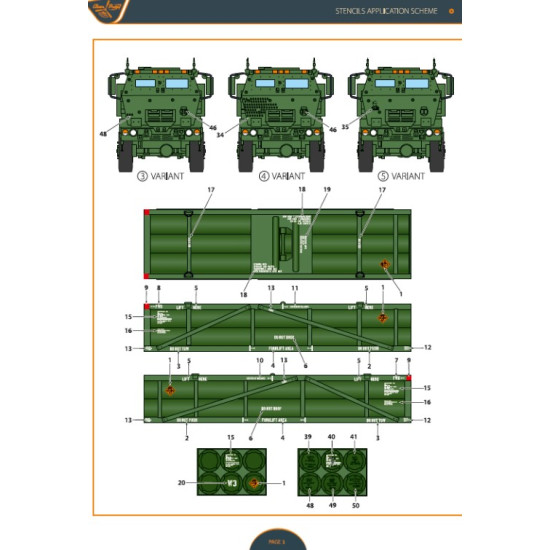 Clear Prop Cpd72011 1/72 M142 Himars In Ukrainian Armed Forces Decal Set For Foreart Meng Dragon Kits