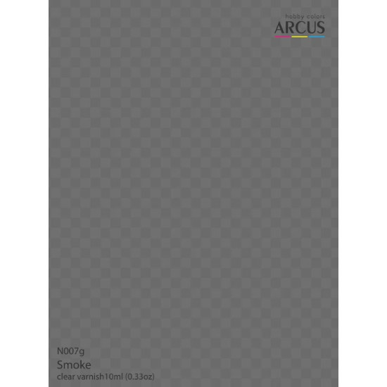 Arcus N007 Nitro Paints Smoke Clear Varnish 10ml.