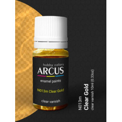 Arcus N013 Nitro Paints Clear Gold Clear Varnish 10ml.