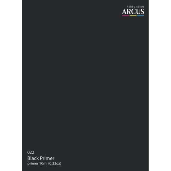 Arcus N022 Nitro Paints Black Primer 10ml.