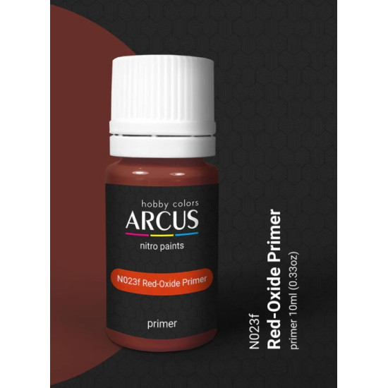 Arcus N023 Nitro Paints Red-oxide Primer 10ml.