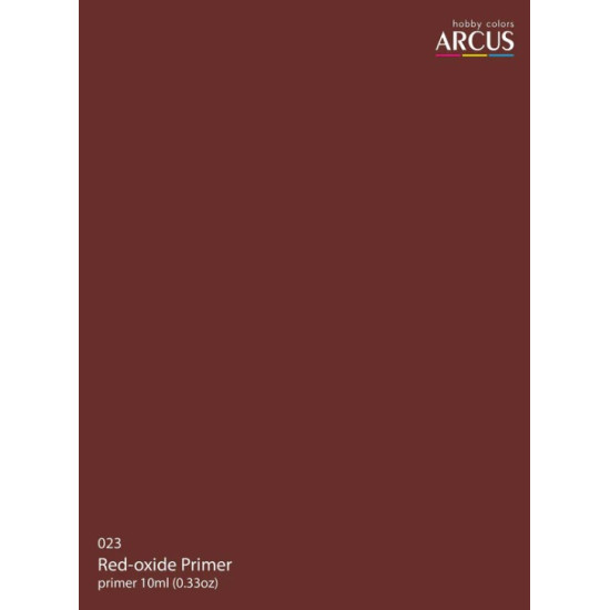 Arcus N023 Nitro Paints Red-oxide Primer 10ml.