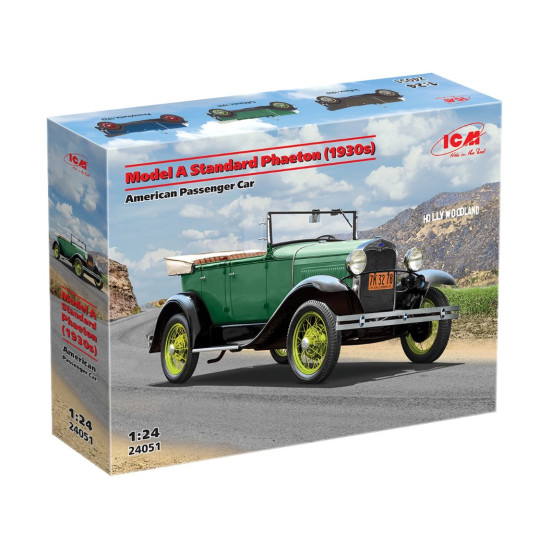 Icm 24051 1/24 Model A Standard Phaeton 1930s American Passenger Car