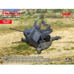 Icm 35717 1/35 Flak 38 Wwii German Aa Gun Plastic Model Kit